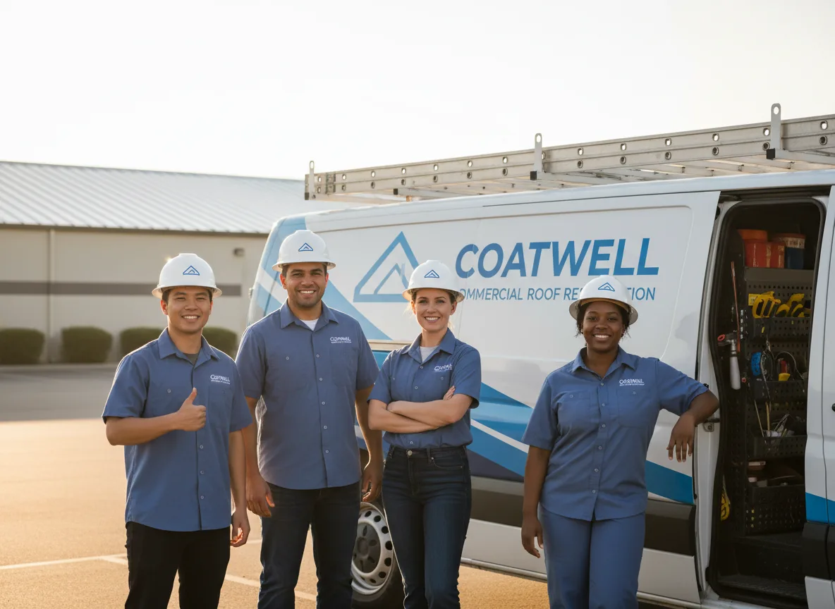 Commercial roof coating company in Houston, OH